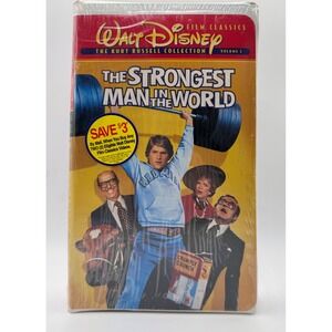 Walt Disney The Strongest Man in the World VHS Kurt Russell New Clamshell Sealed